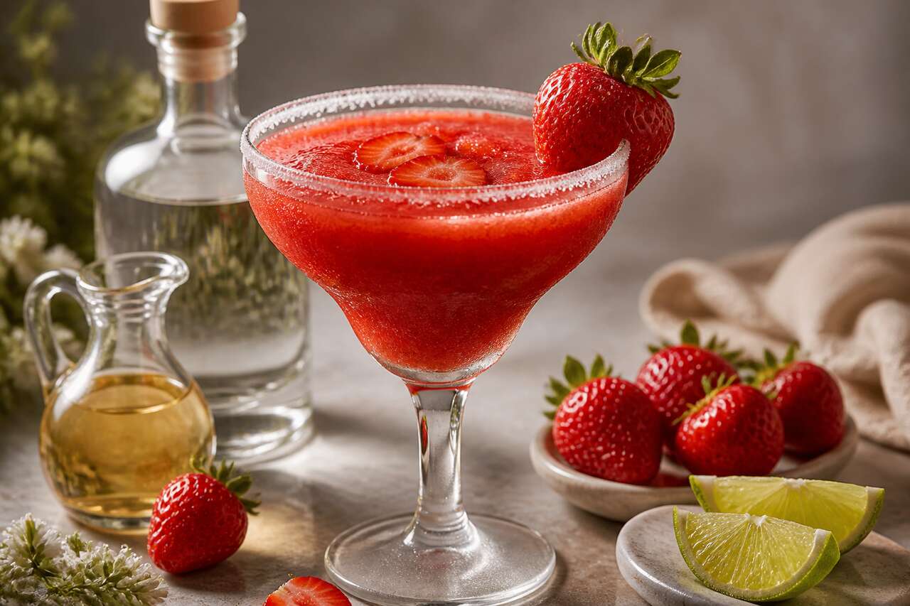 Recette du Strawberry Daiquiri : le cocktail fruité incontournable