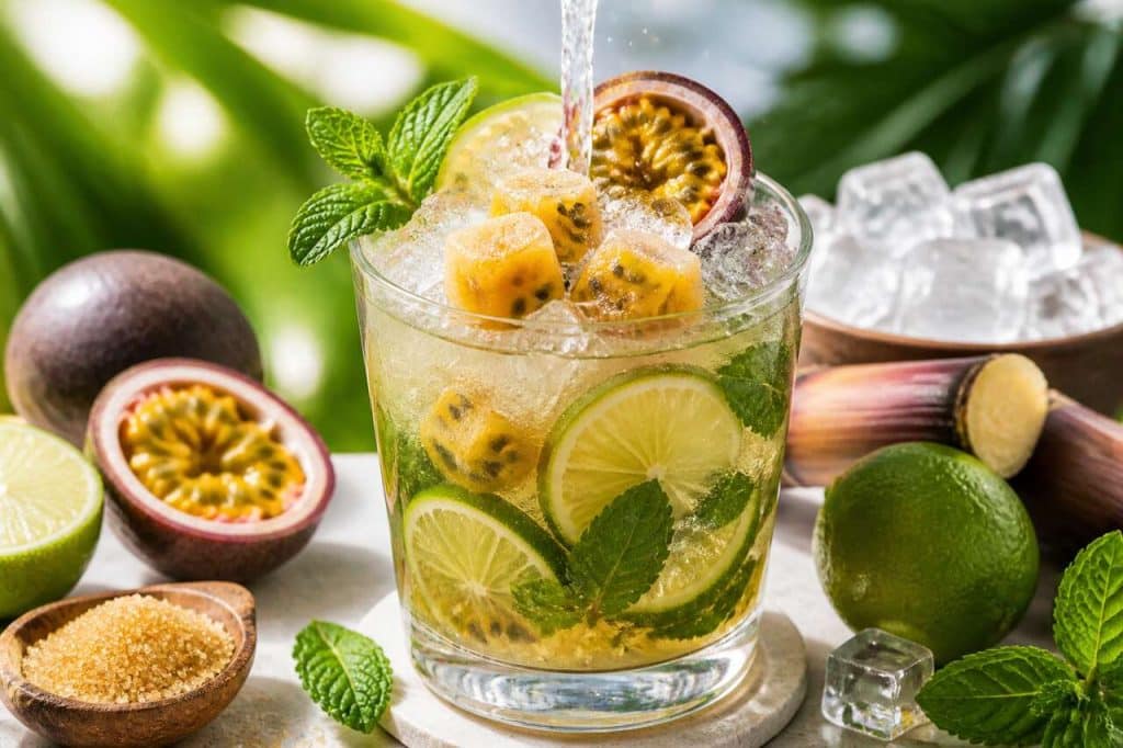 Recette du mojito fruits de la passion : la renaissance tropicale