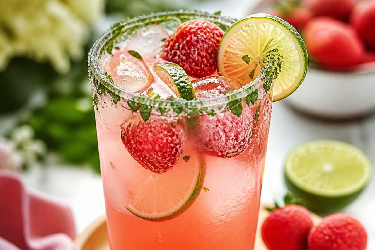 Recette du cocktail limonade fraise