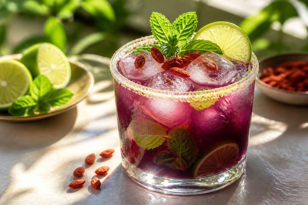 Recette du mojito goji sureau noir : une renaissance épicée