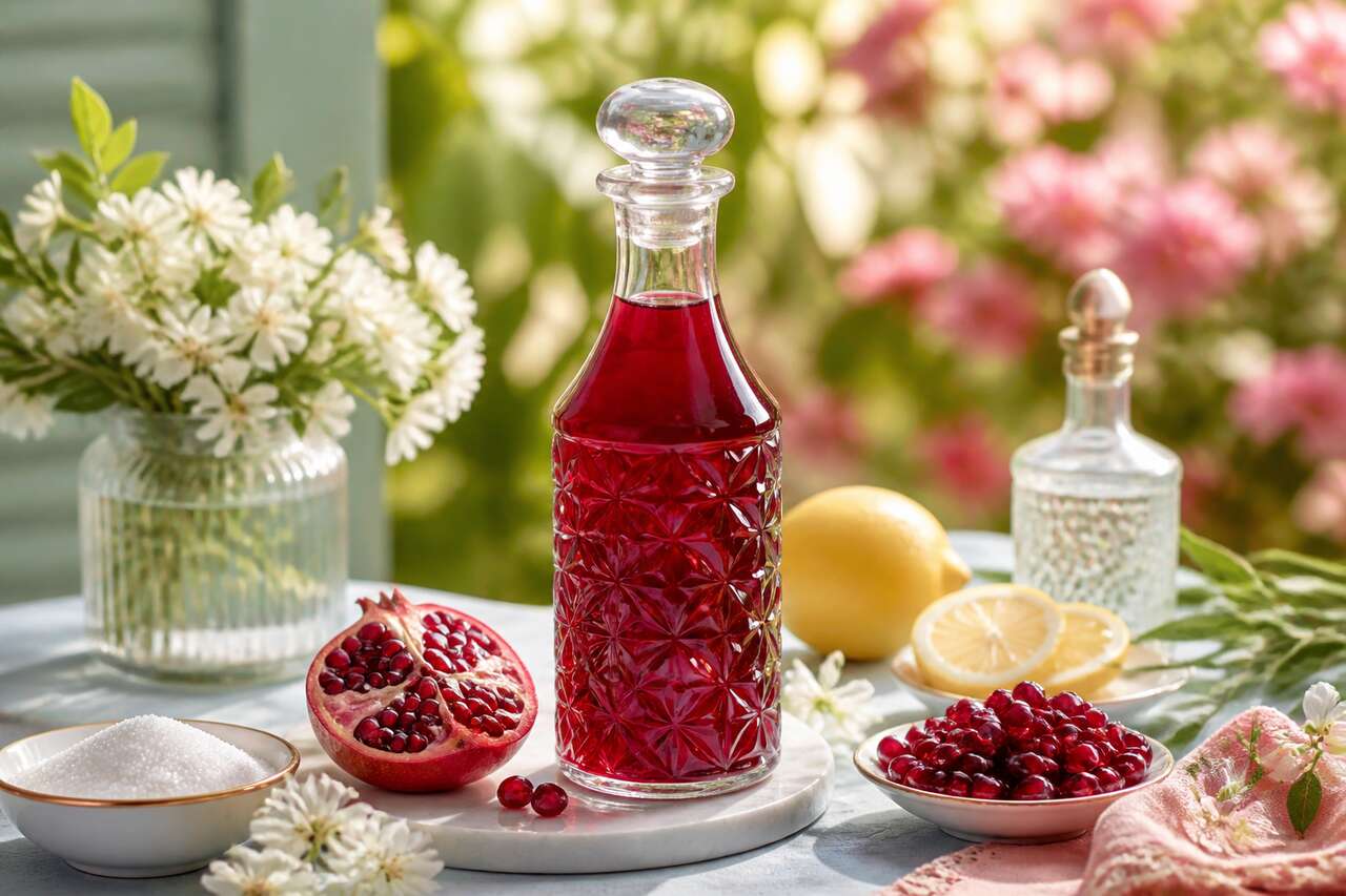 Recette du sirop de grenadine maison express