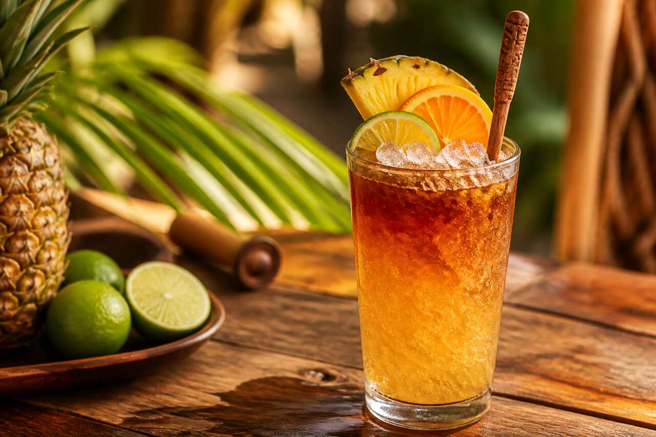 Recette du Rum Swizzle : le cocktail tiki incontournable