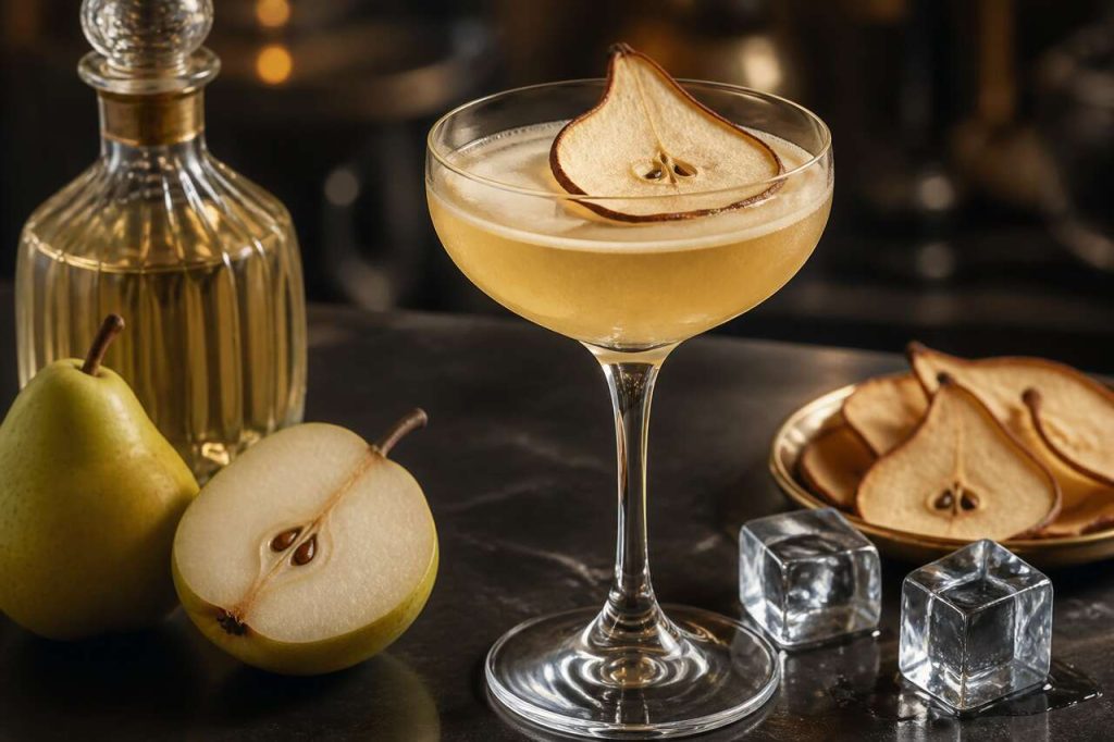 Recette de cocktail à la poire délicieux