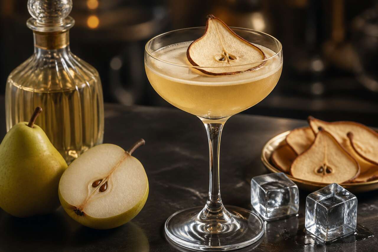 Recette de cocktail à la poire délicieux