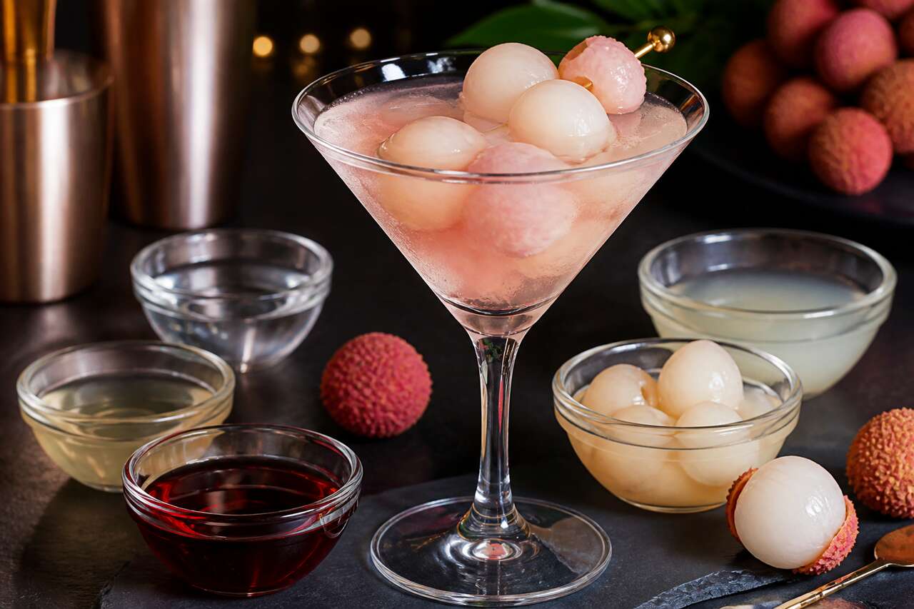 Recette du Lychee Martini : le cocktail fruité et raffiné