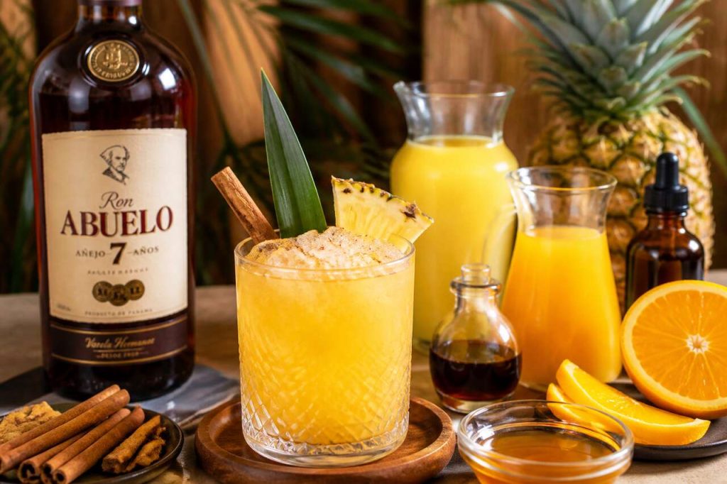 Recette du cocktail Ron Abuelo punch