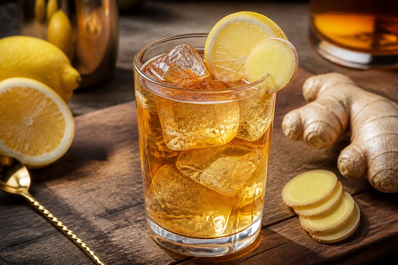 Recette du cocktail Rye Ginger