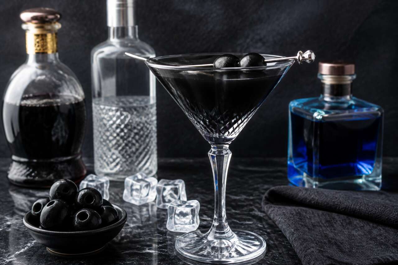 Recette du black martini : le cocktail noir et élégant