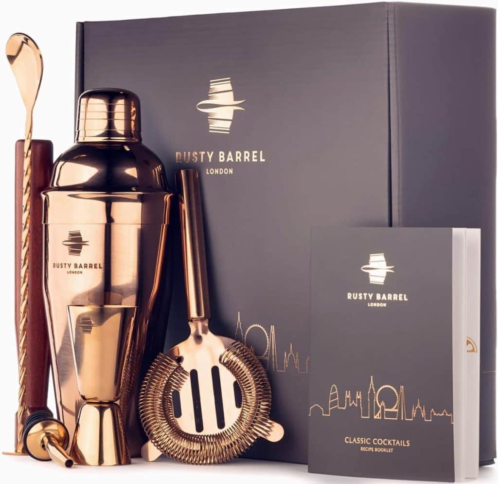 Test du kit cocktail Park Lane Rusty Barrel : l'élégance cuivrée en inox