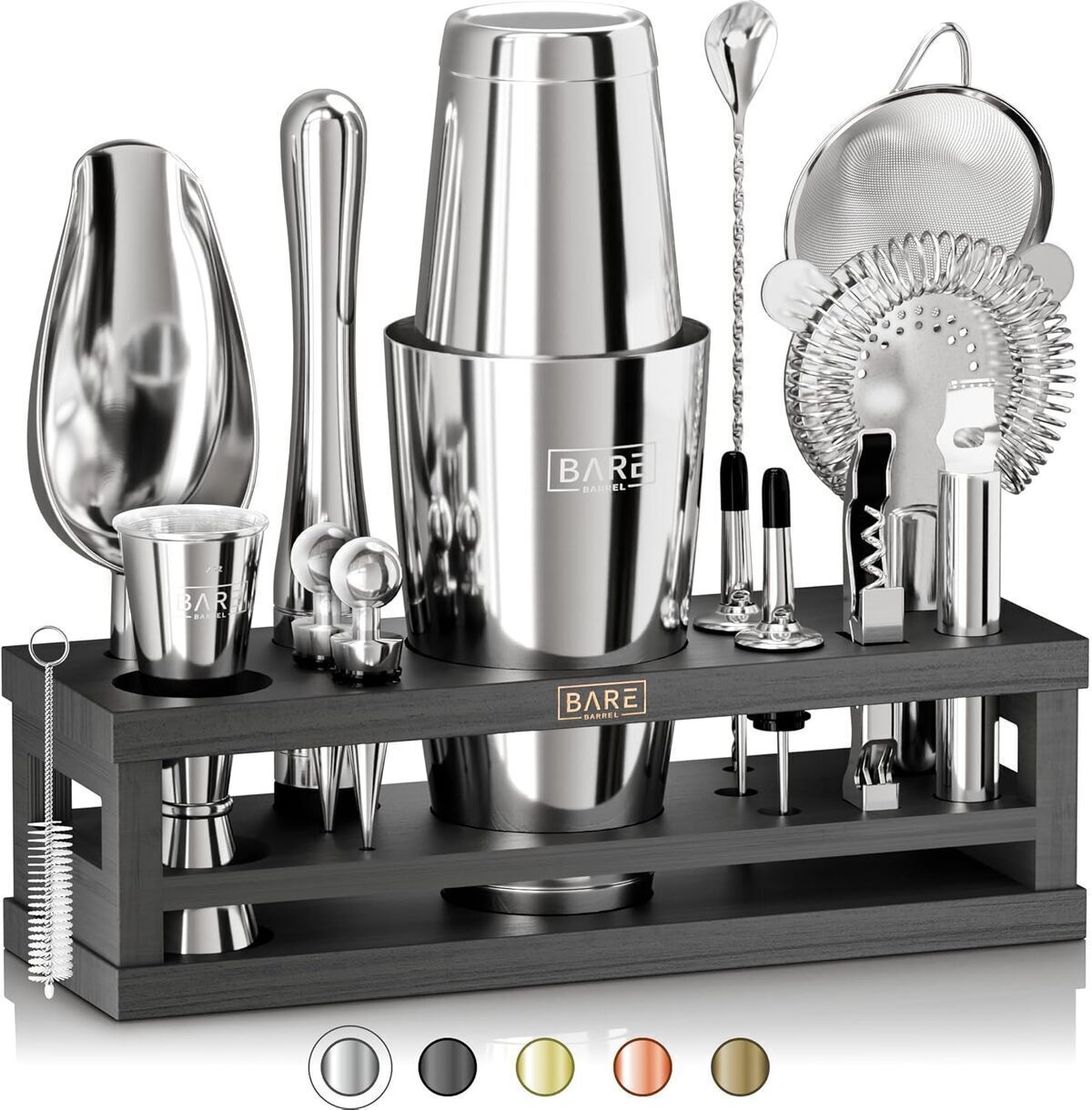Test : kit de fabrication de cocktails Bare Barrel 16 pièces avec shaker Boston
