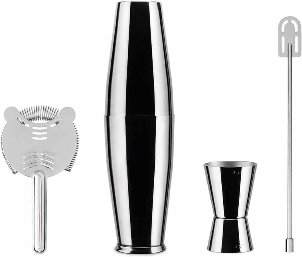Test : kit Lunar Eclipse 5050SET I d'Alessi, l'art du cocktail en acier inoxydable