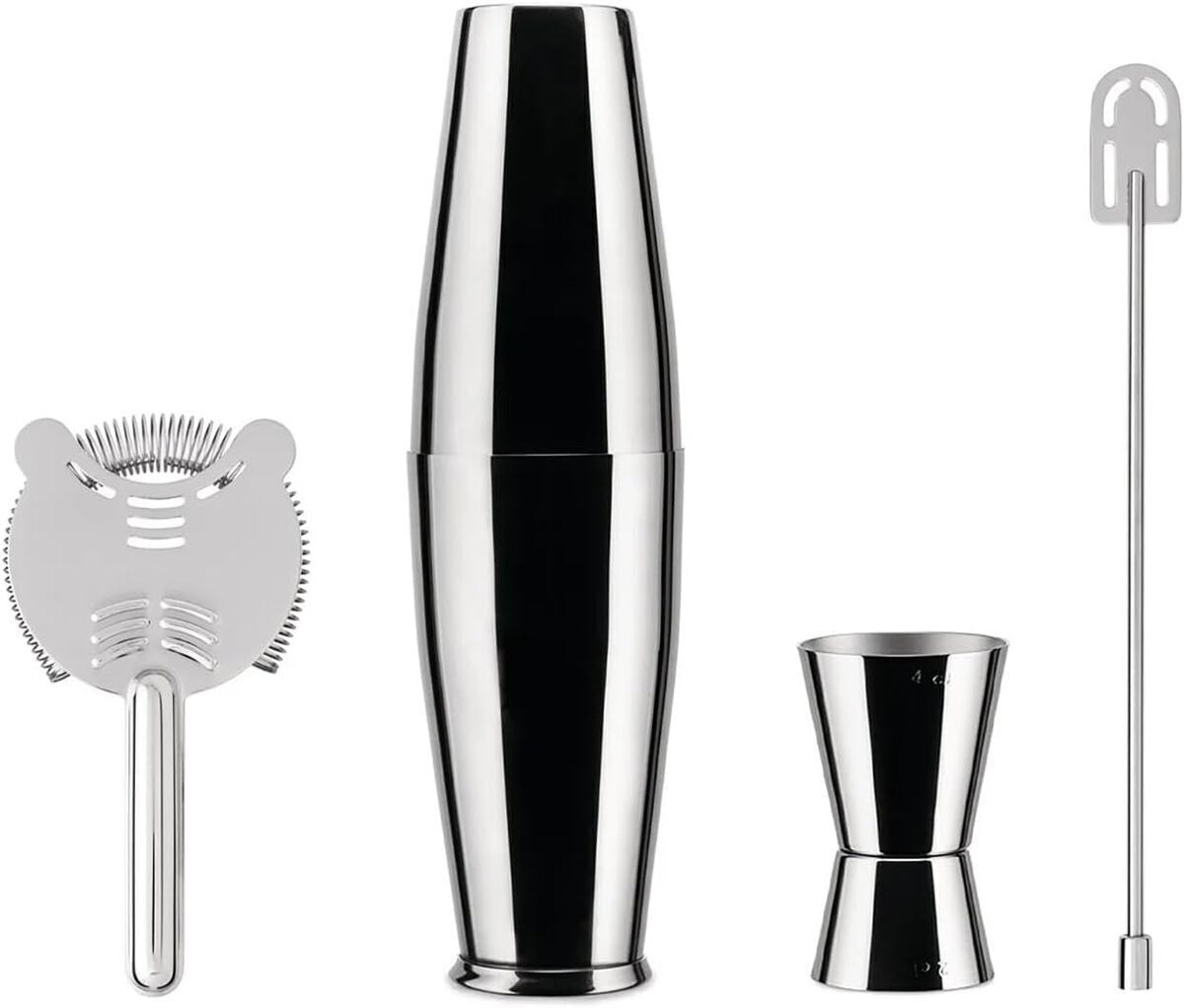 Test : kit Lunar Eclipse 5050SET I d'Alessi, l'art du cocktail en acier inoxydable