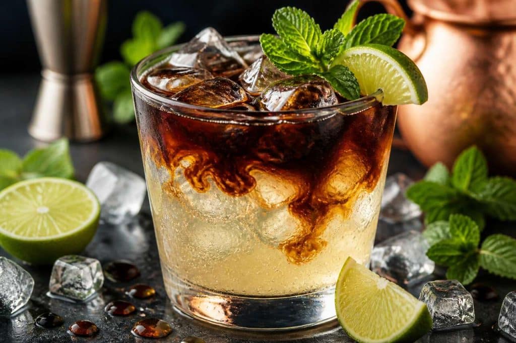 Recette du Moscow Mule dark 'n' stormy au citron vert