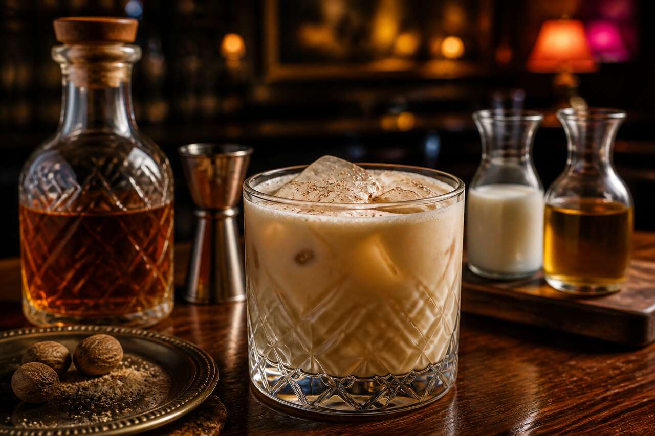 Recette du Bourbon milk punch : le cocktail crémeux au bourbon