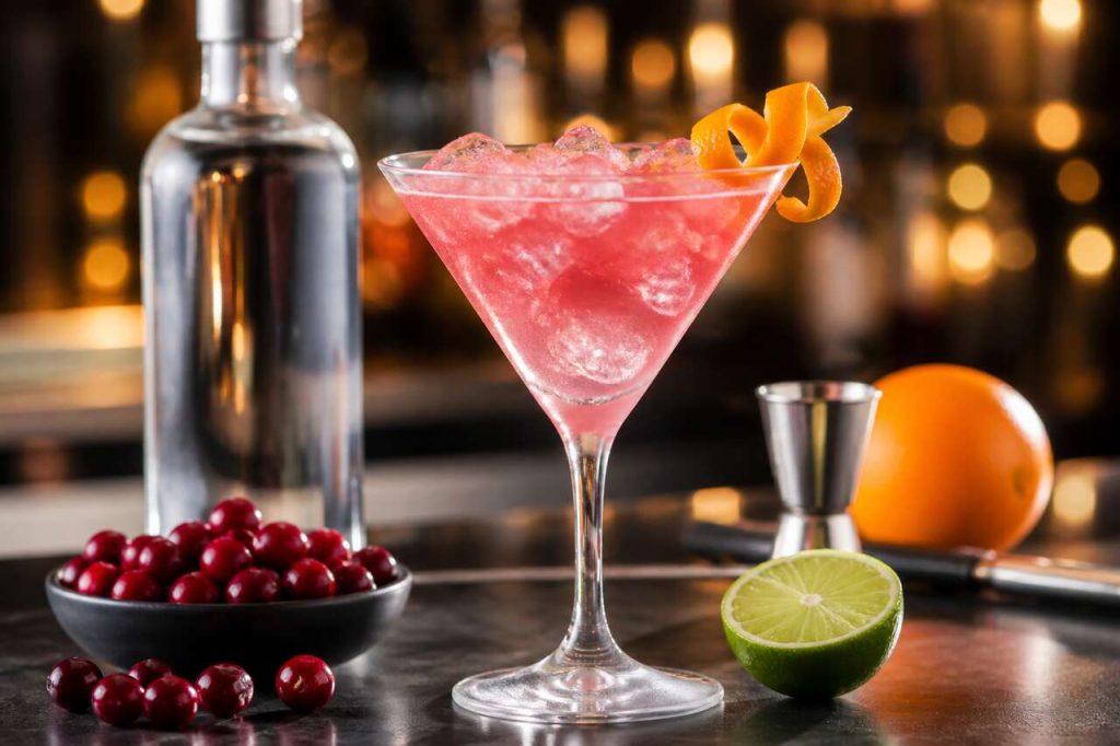 Recette du Cosmopolitan : le cocktail chic et fruité