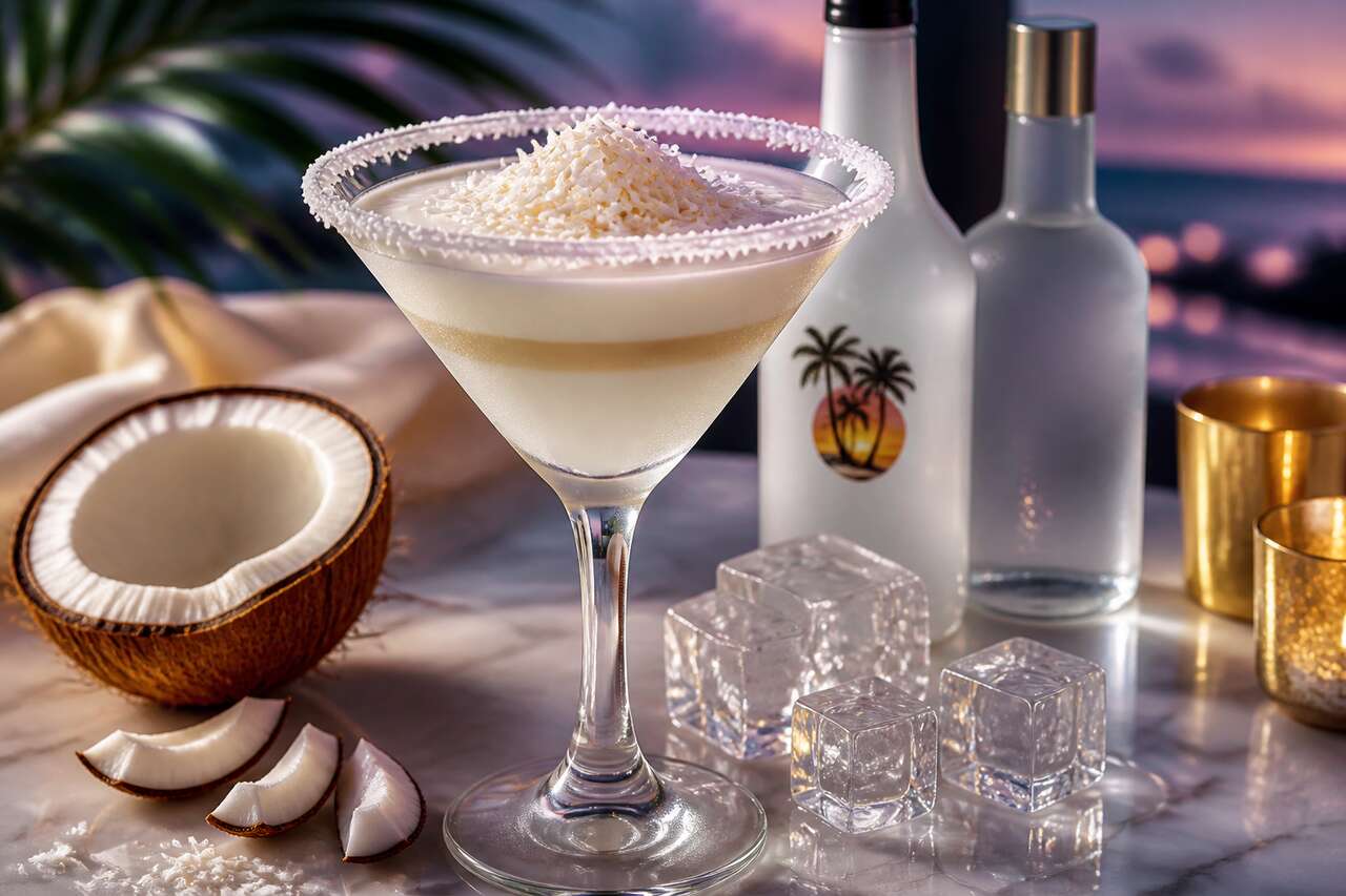 Recette du coconut cloud martini : le cocktail crémeux à la noix de coco