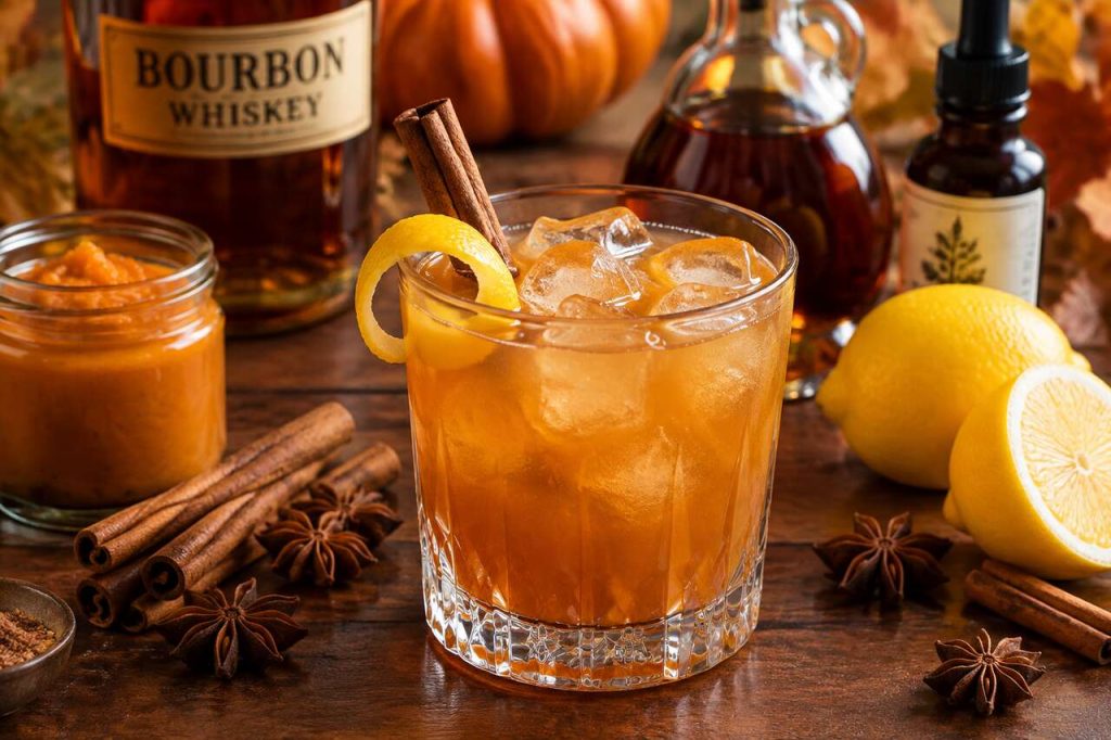 Recette du pumpkin whiskey smash : le cocktail d'automne au whisky et citrouille