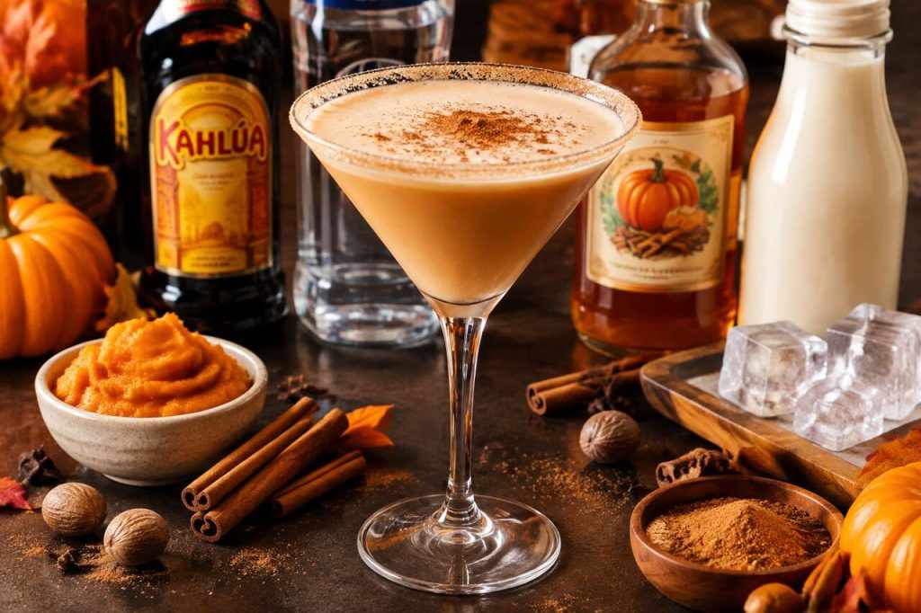 Recette du pumpkin spiced martini : le cocktail épicé d'automne