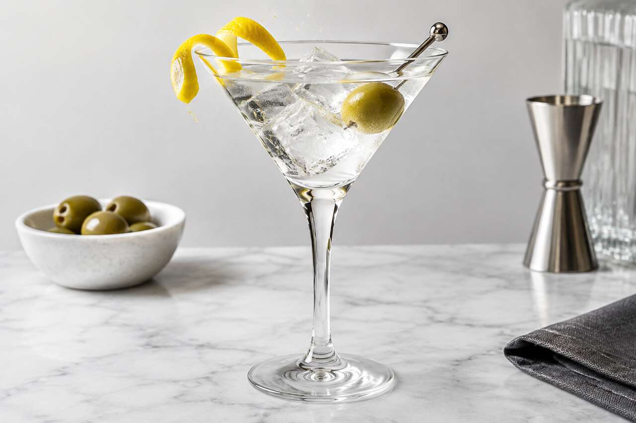 Recette du dry martini Franklin : le cocktail classique à essayer