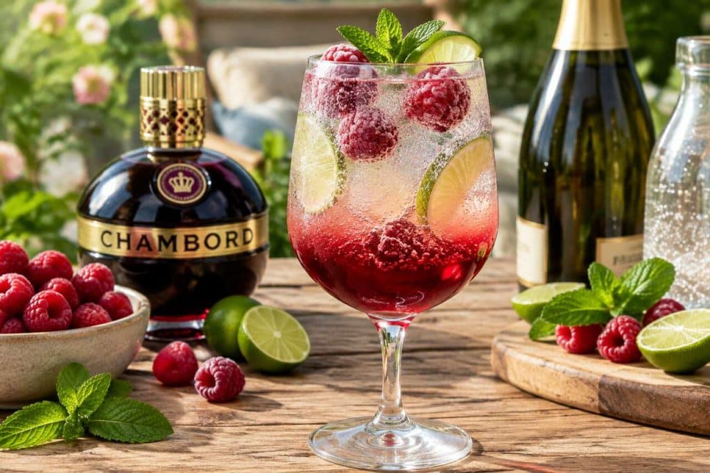 Recette du Chambord spritz : le cocktail pétillant et fruité