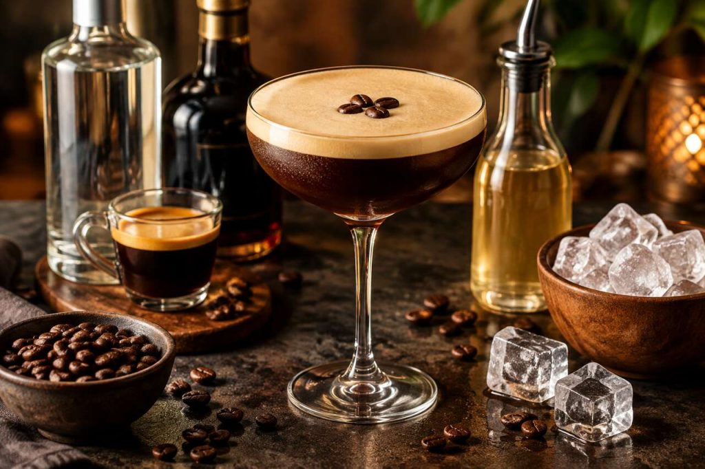 Recette de l'espresso martini Sammy Junior
