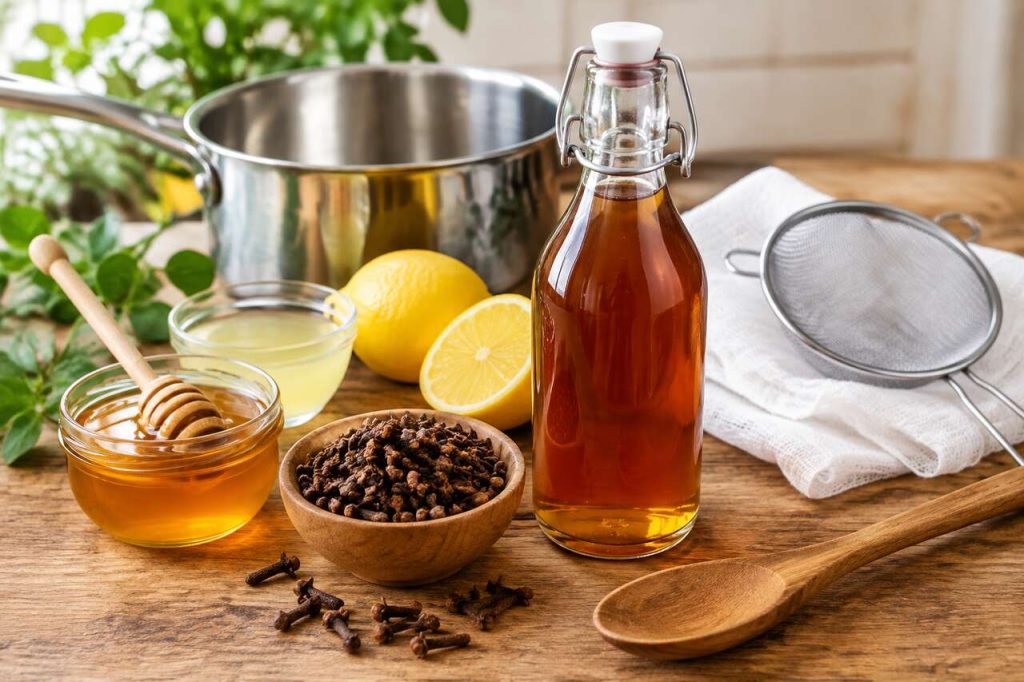 Recette express de sirop de clous de girofle maison