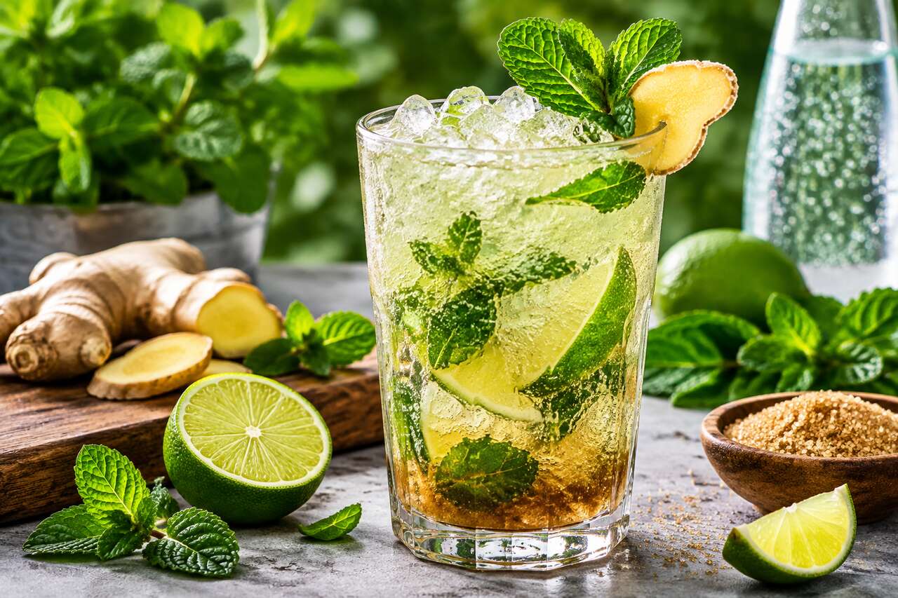 Recette du Ginger Mojito : le mojito au gingembre frais