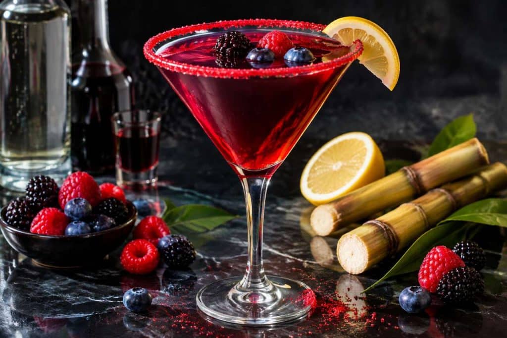Recette du berry scary martini : le cocktail fruité et effrayant