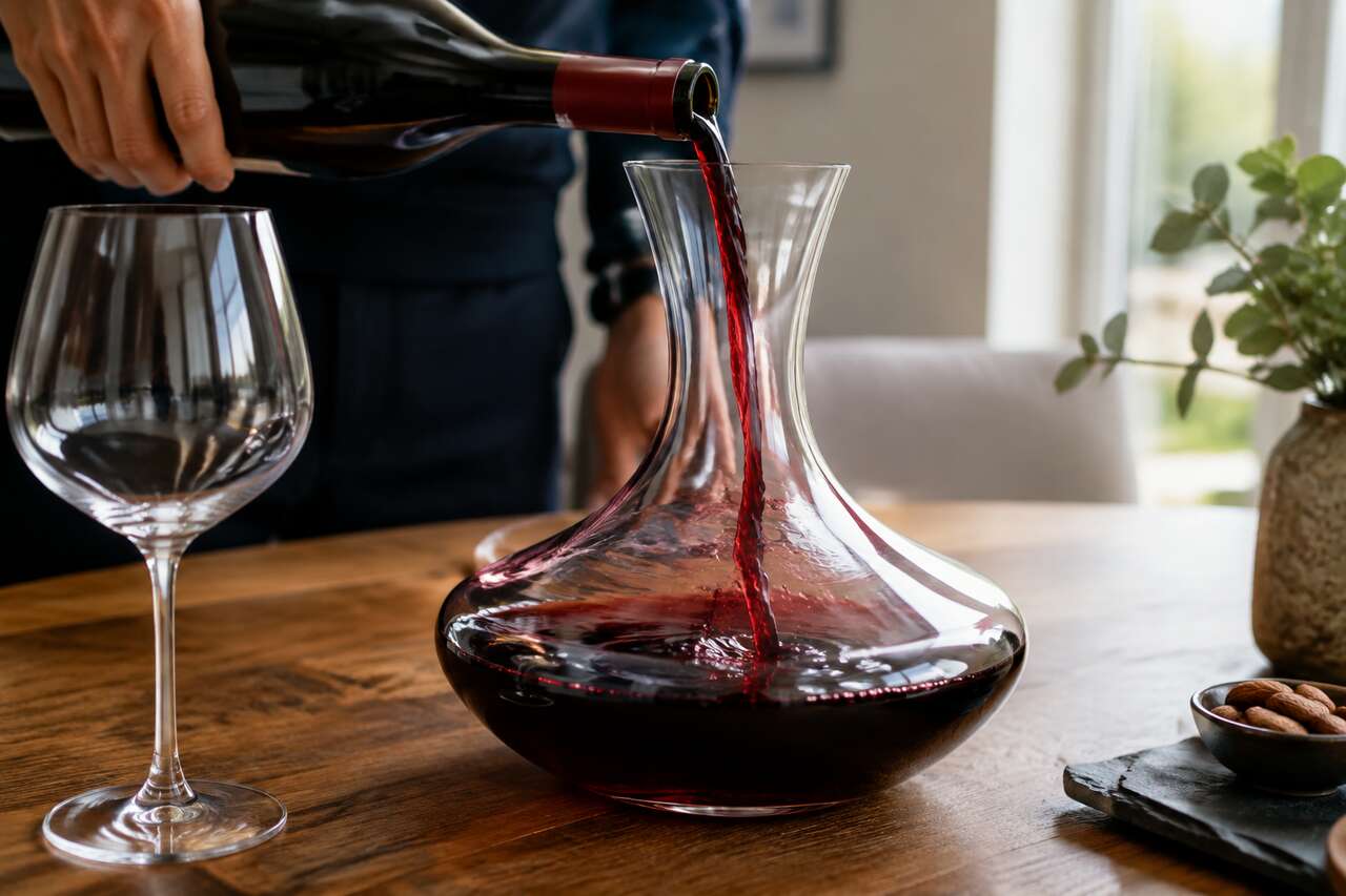 Temps de décantation d’un vin rouge: repères pratiques et signaux à surveiller Temps de décantation d’un vin rouge: repères pratiques et signaux à surveiller