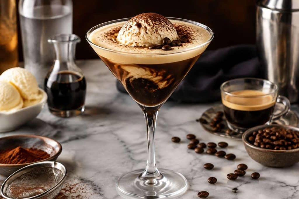 Recette de l'Affogato Martini : le cocktail café irrésistible