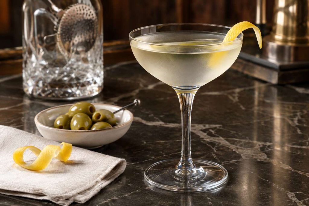 Recette du dry martini Embury's : le cocktail classique revisité