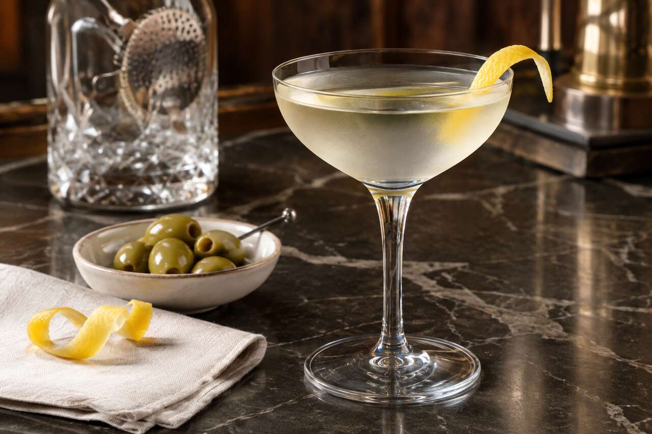 Recette du dry martini Embury's : le cocktail classique revisité