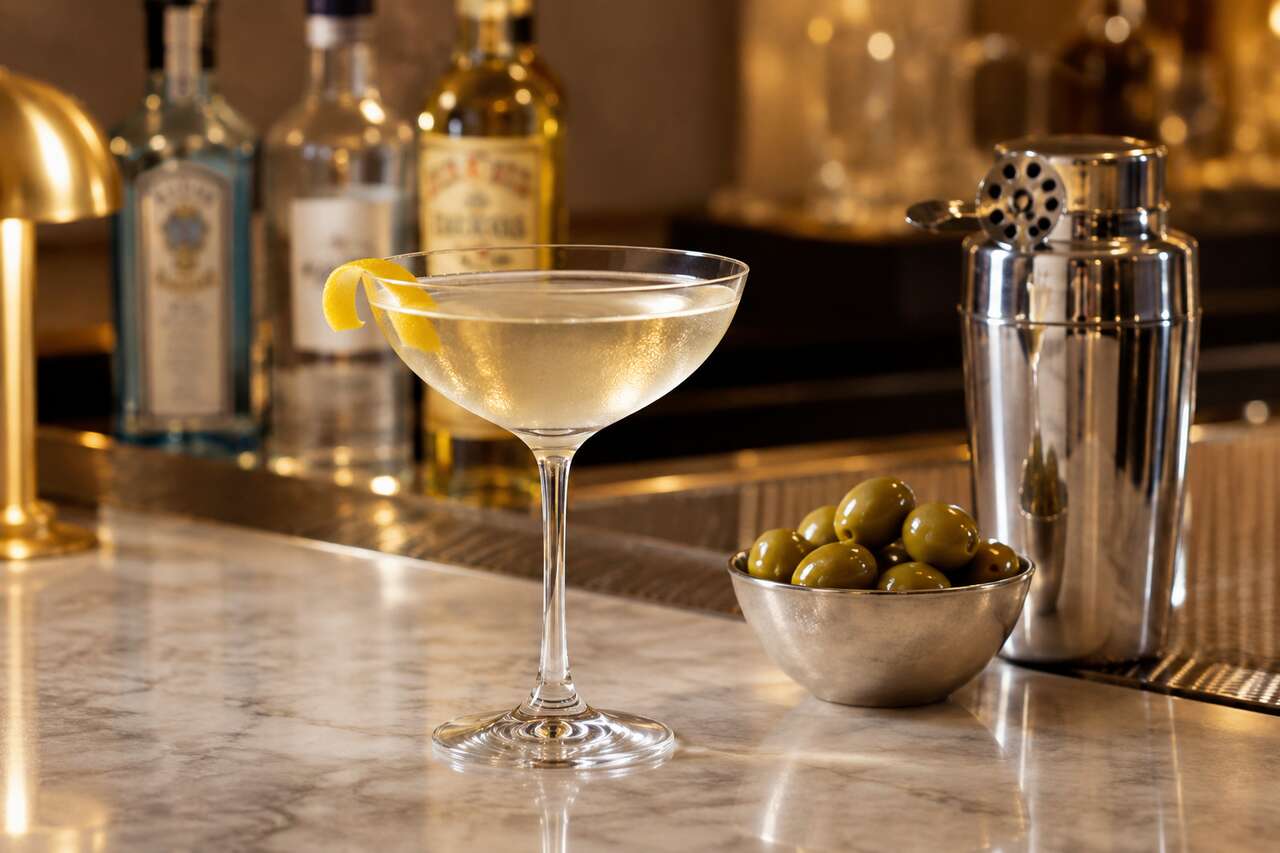 Recette du Vesper Dry Martini : le cocktail iconique de James Bond