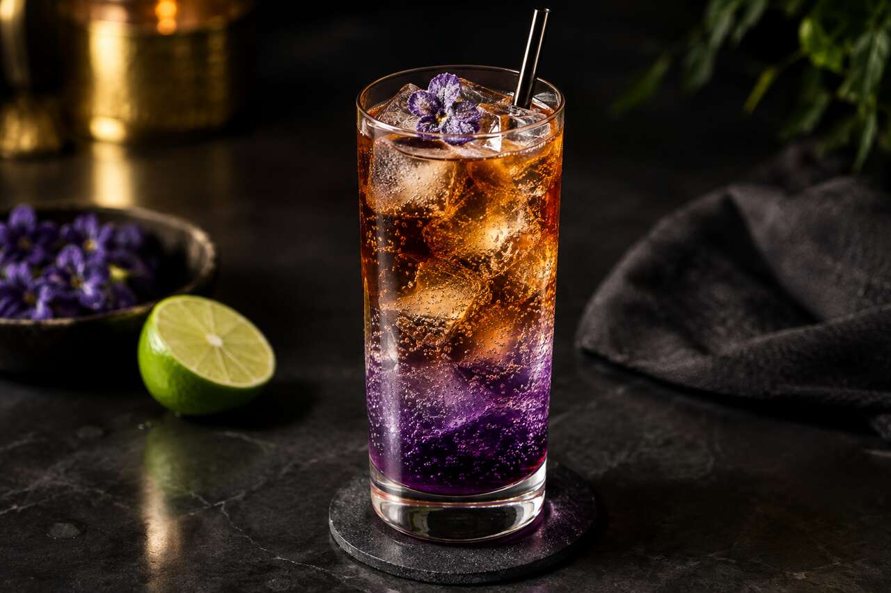 Recette du cocktail Jägerbxtch à la violette