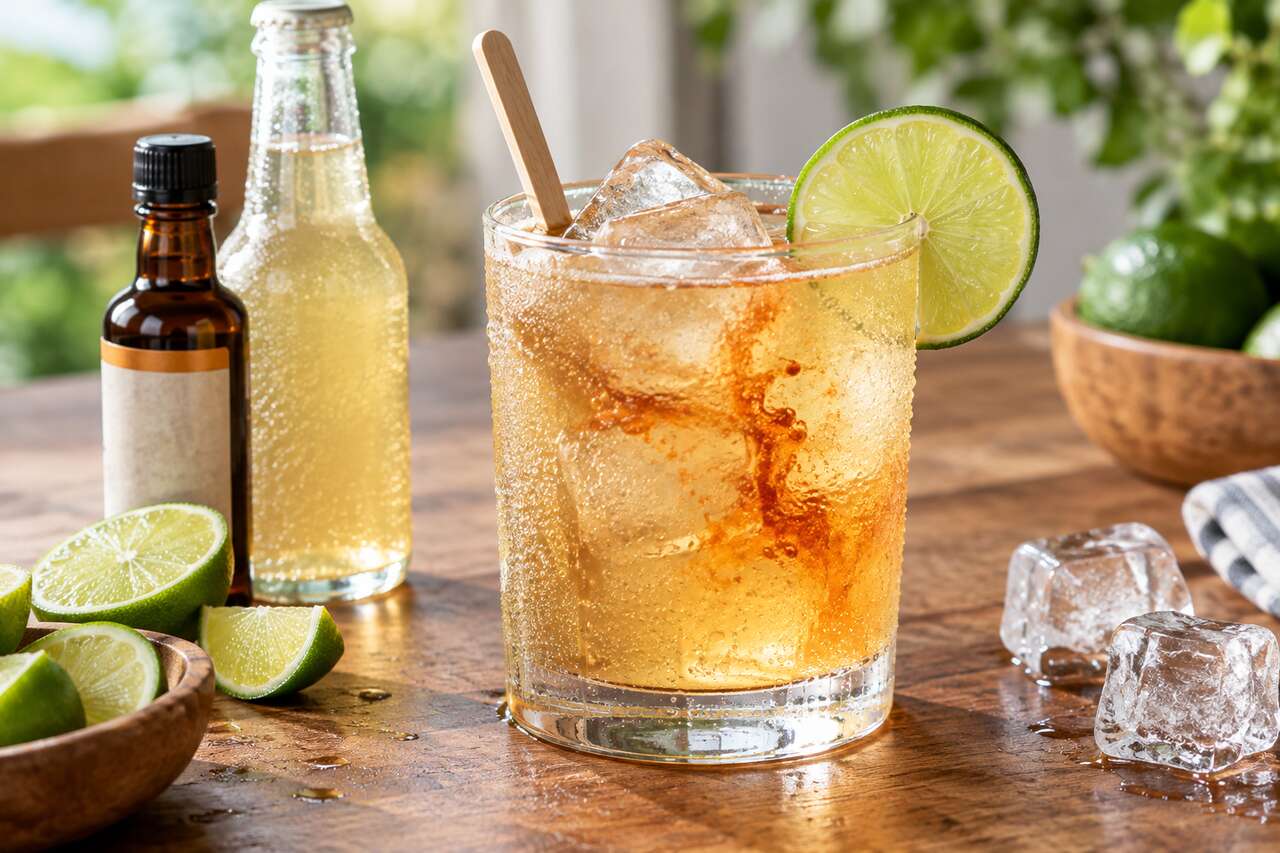 Recette du cocktail Angostura ginger beer