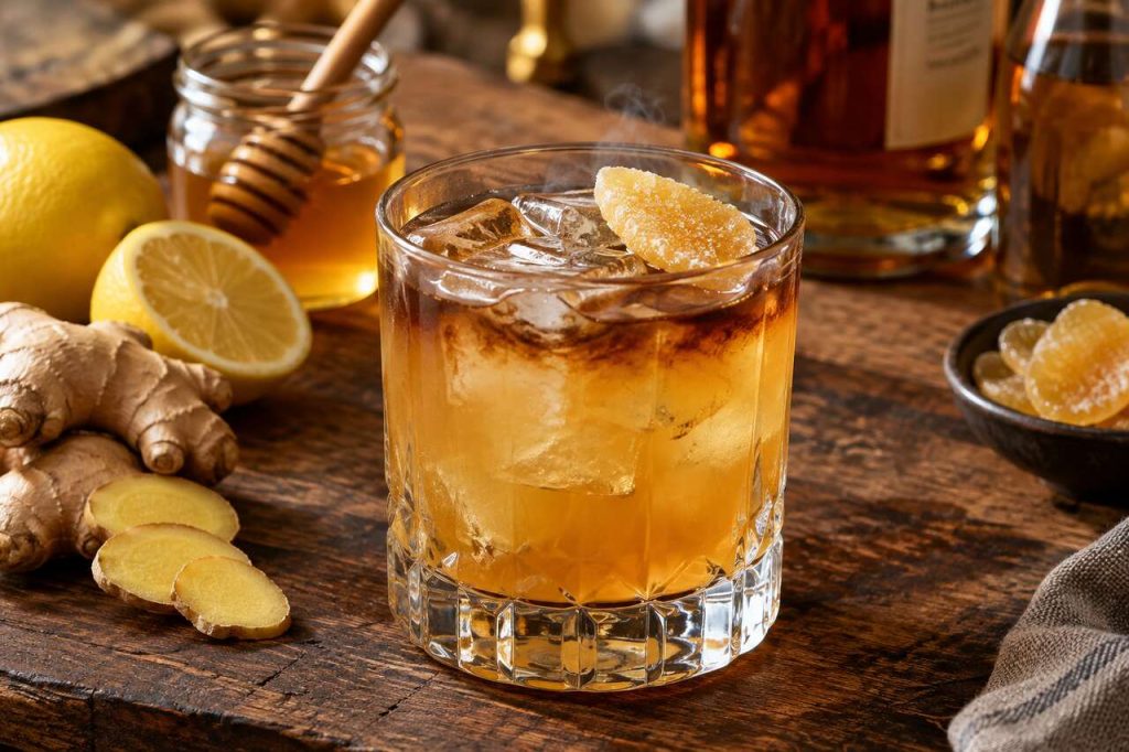 Recette du Penicillin cocktail : le cocktail écossais fumé et citronné
